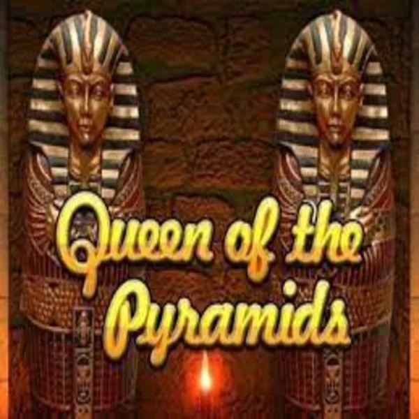 Queen of the Pyramids logo by Playtech SkyHills Casino