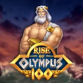 Slots logo of Rise of Olympus 100 from Play'n GO at SkyHills Casino