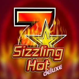 Sizzling Hot Deluxe by Novomatic, showcased at skyhillsapp.com – game logo