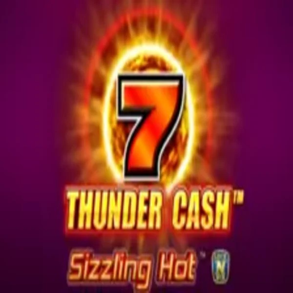 Thunder Cash Sizzling Hot slot logo by Novomatic at SkyHills Casino
